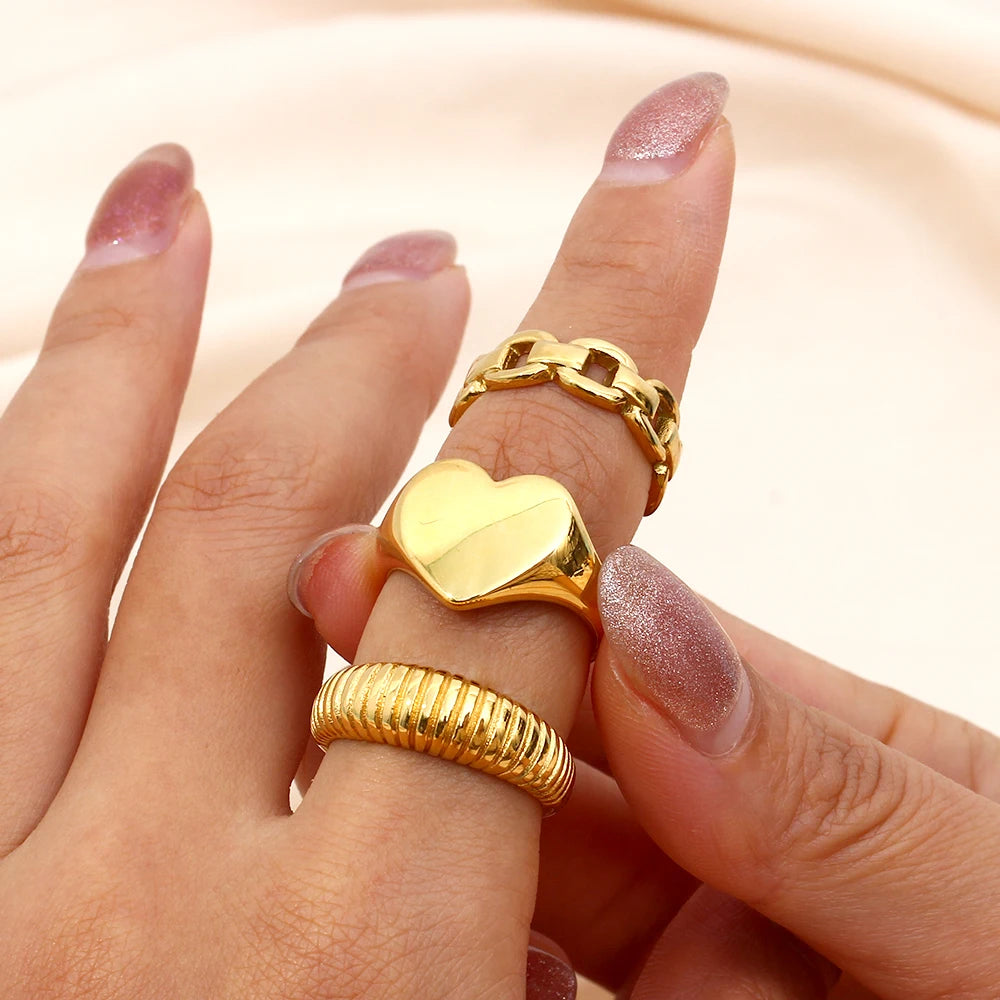 Elegant Heart-Shaped Ring