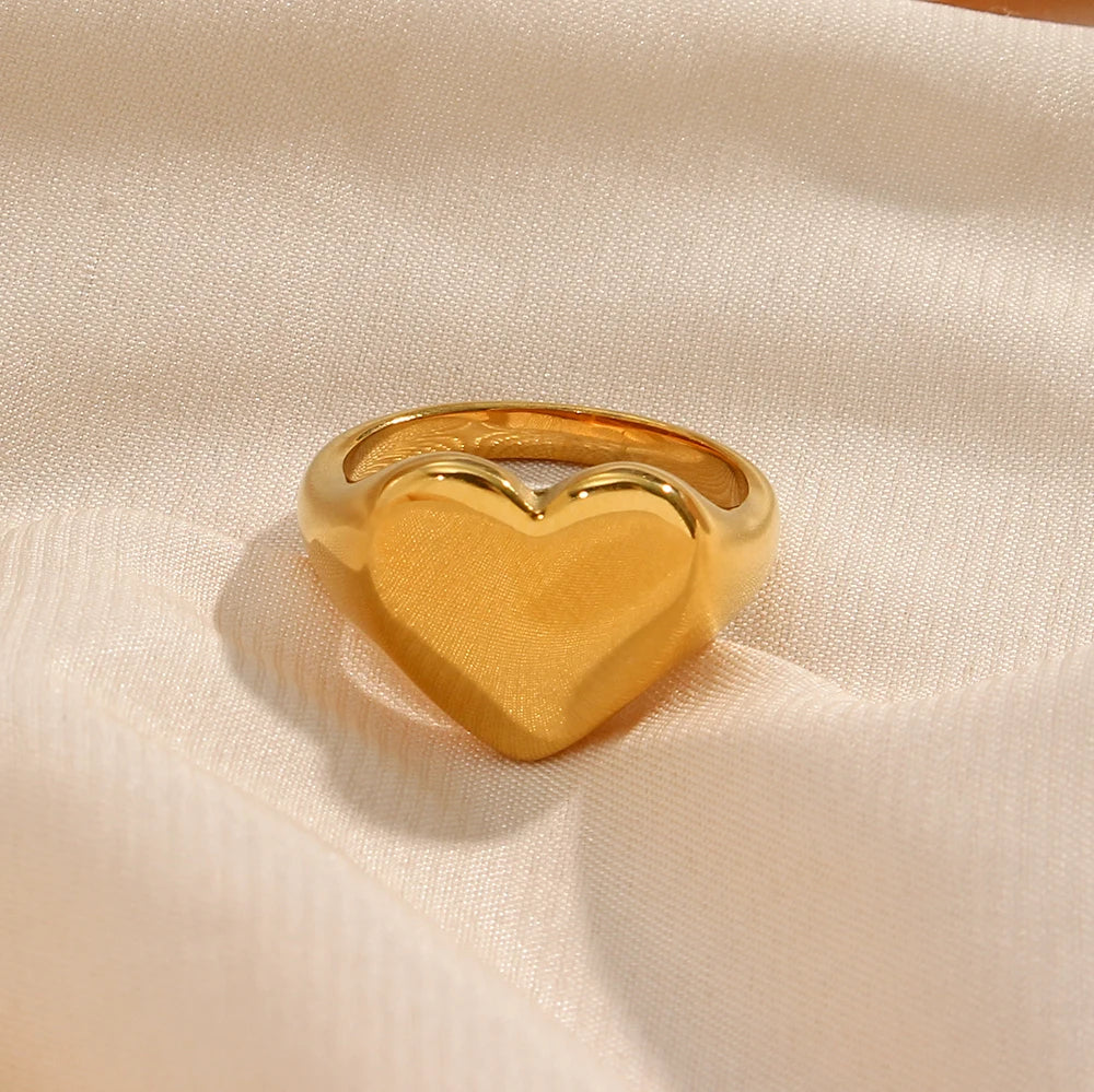 Elegant Heart-Shaped Ring