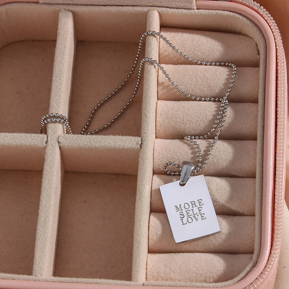 Silver Geometric Tarot Necklace