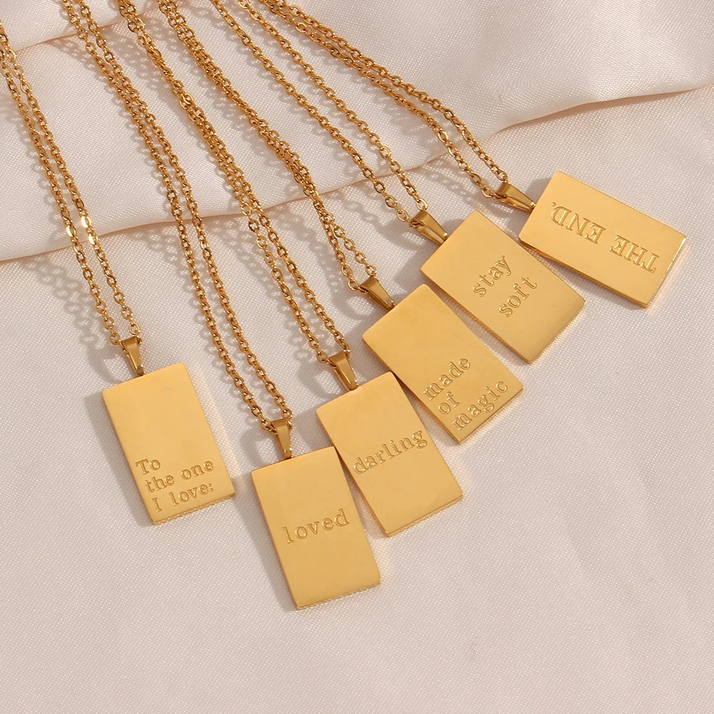 Individuality Message Tarot Necklace