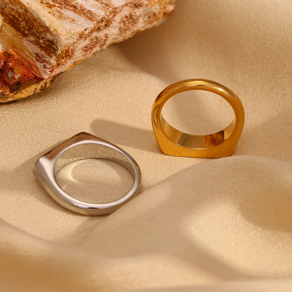 Minimalist 'You Can' Ring