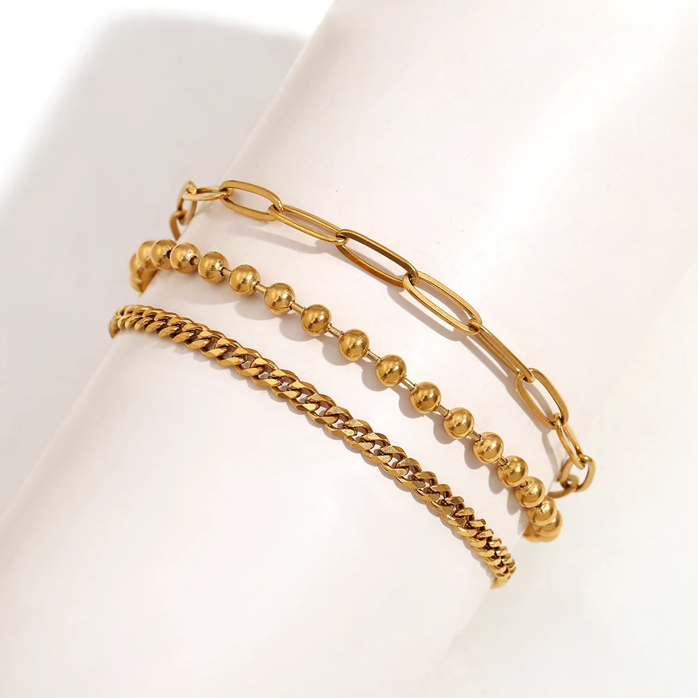 3-Layer Chain Anklet