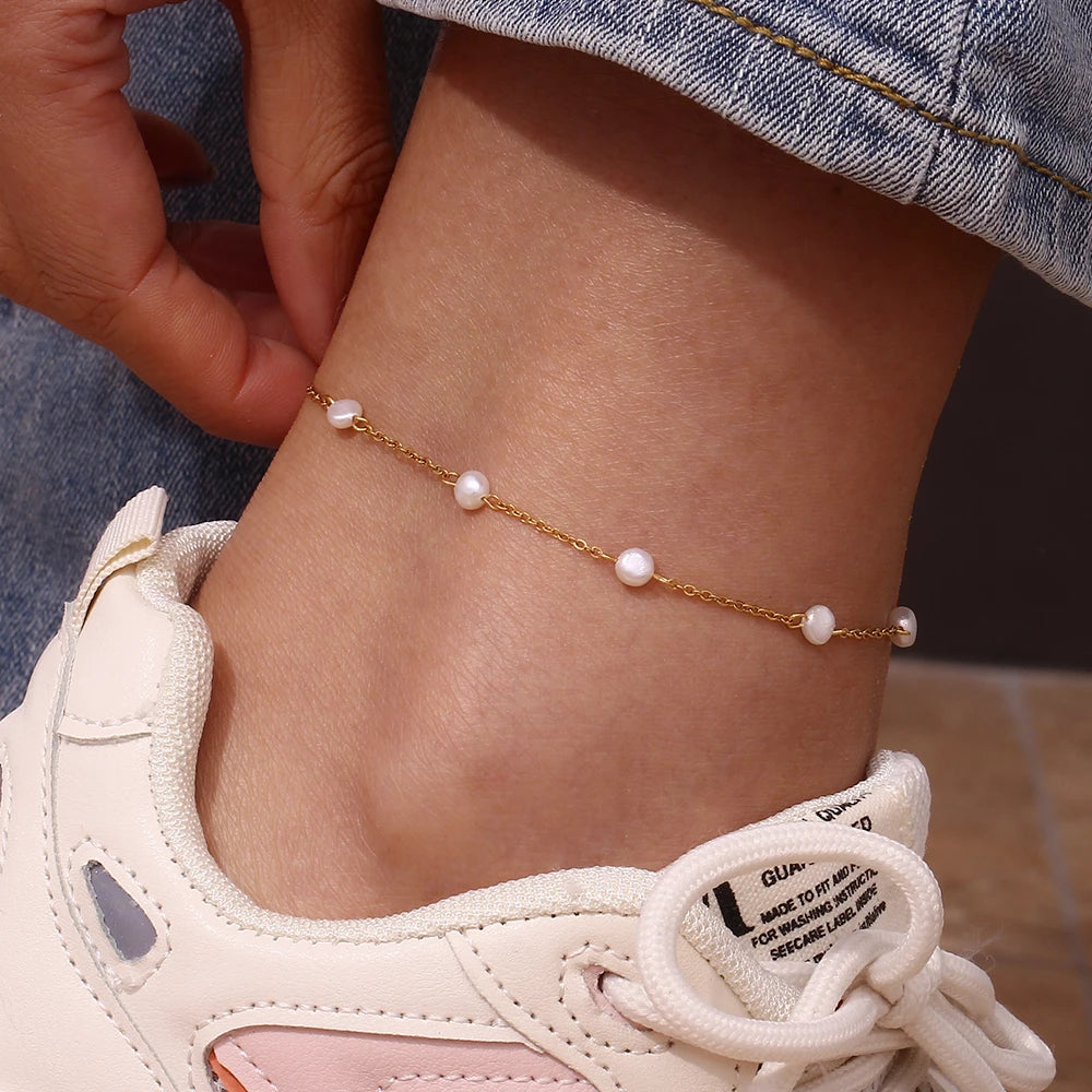 Freshwater Pearl Anklets