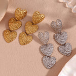 Heart Pattern 18K Gold Plated Set