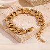 Waterproof Rhinestone Twisted Bracelet