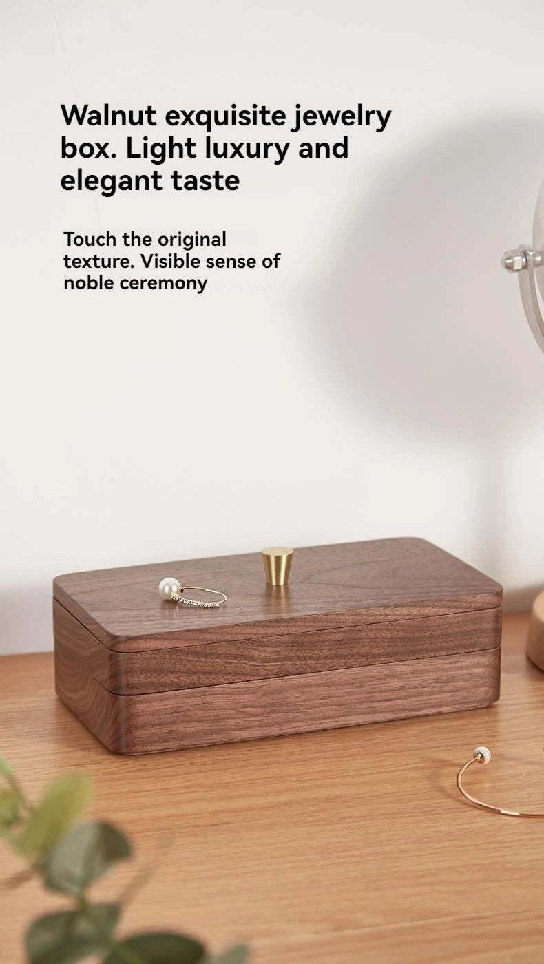 Double-Layer Jewelry Box