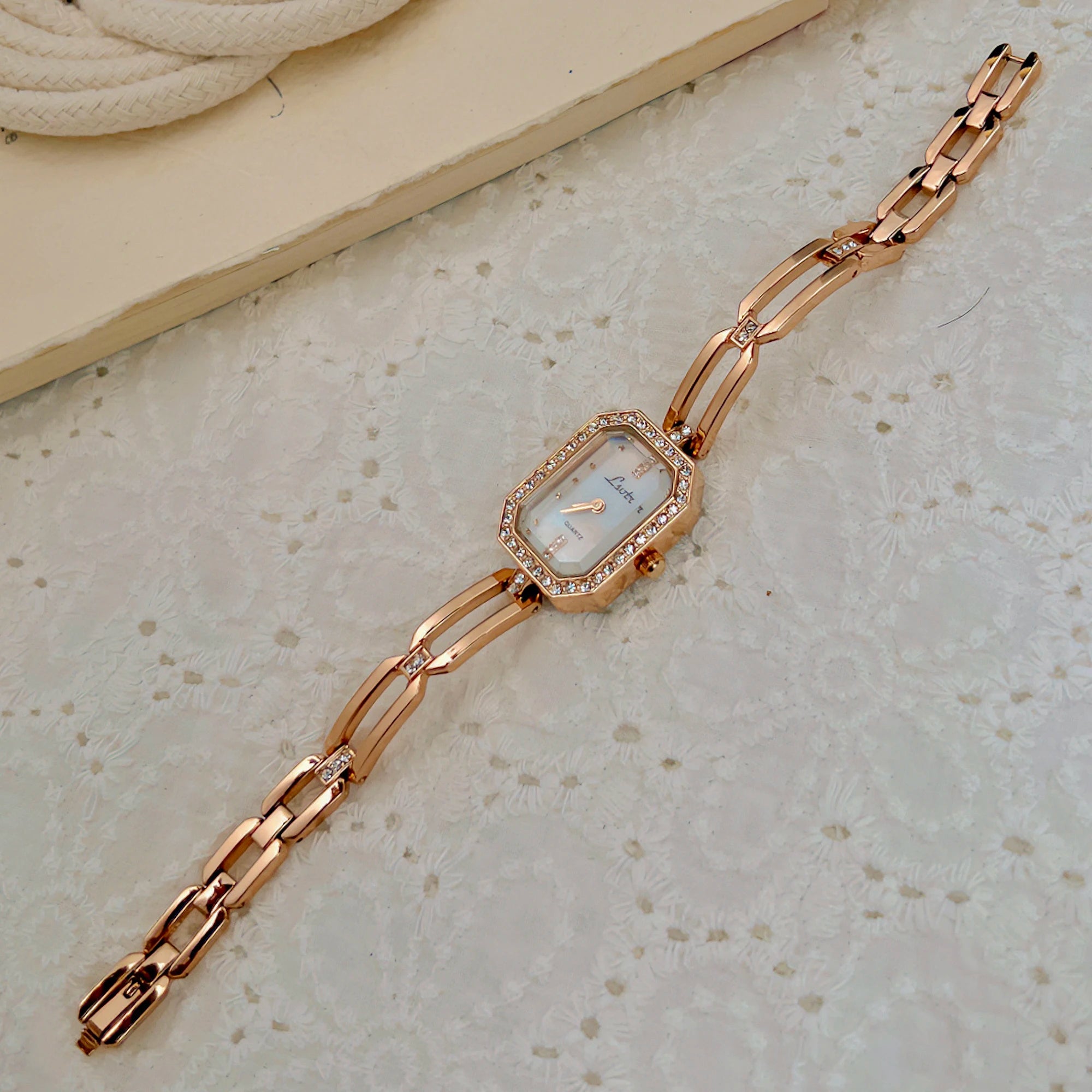 Pearl Dial Bracelet Watch