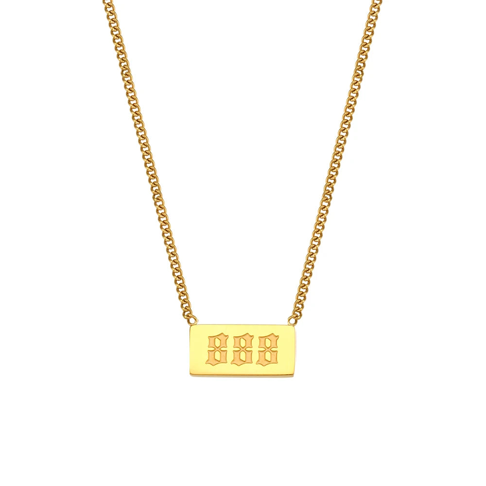 Lucky Angel Number Necklace