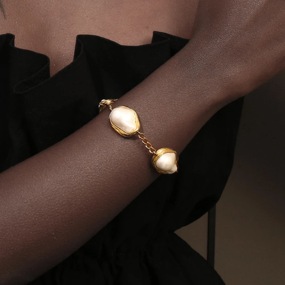 Baroque Irregular Pearl Bracelets