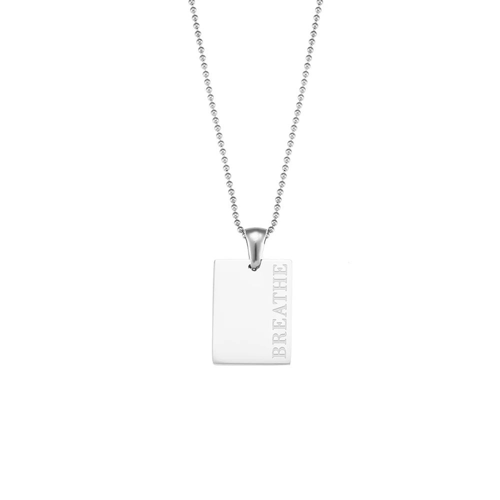 Silver Geometric Tarot Necklace