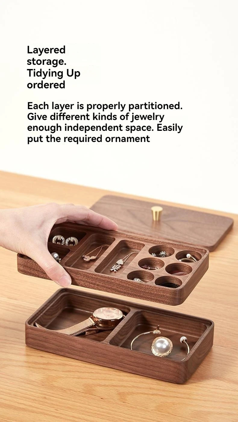 Double-Layer Jewelry Box