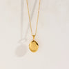 Memory Locket Gold Necklace