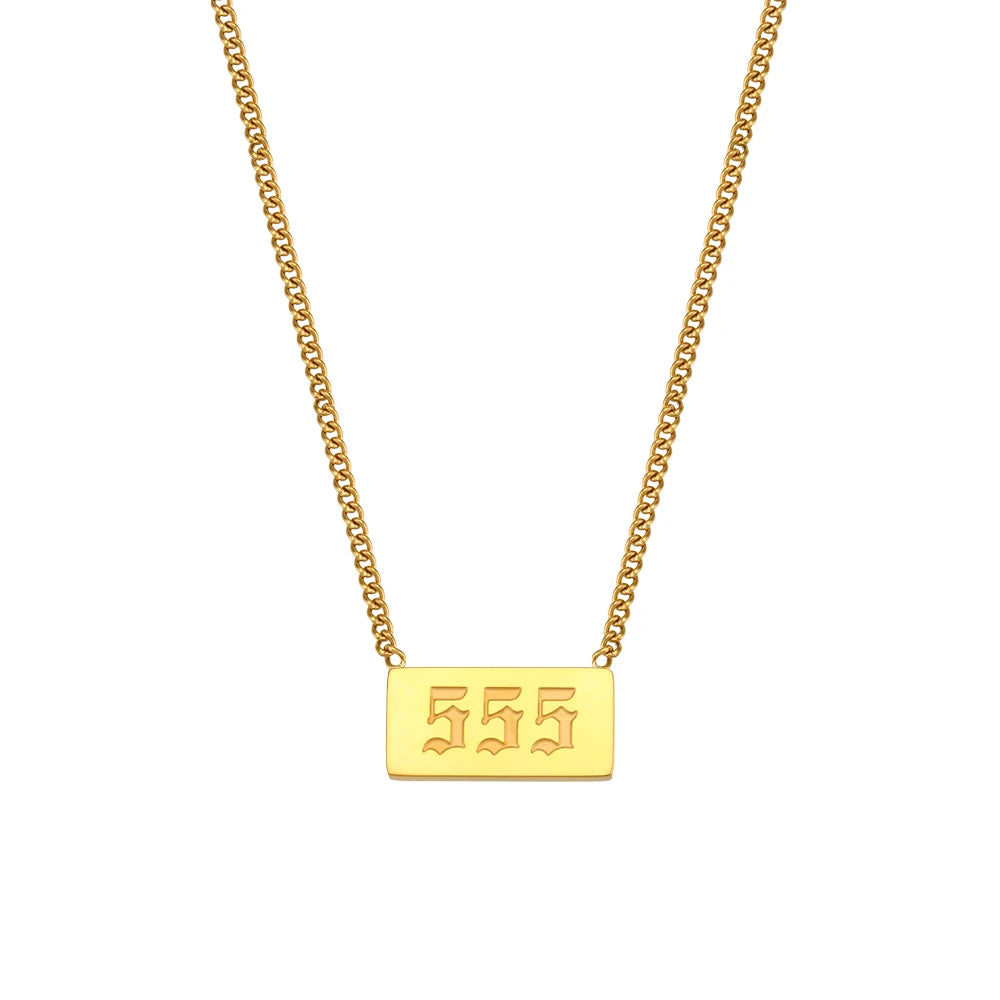 Lucky Angel Number Necklace