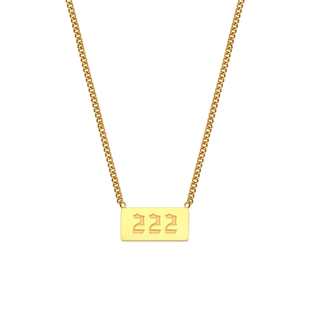 Lucky Angel Number Necklace