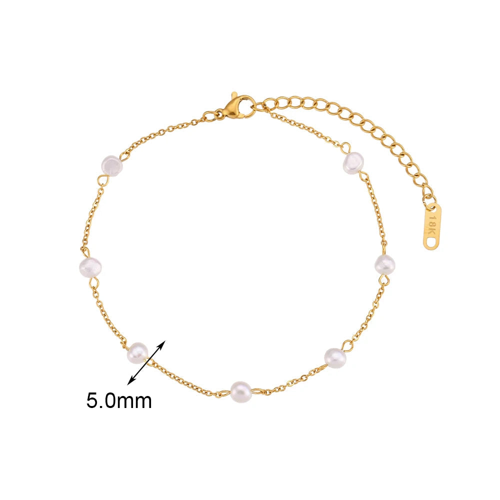 Freshwater Pearl Anklets