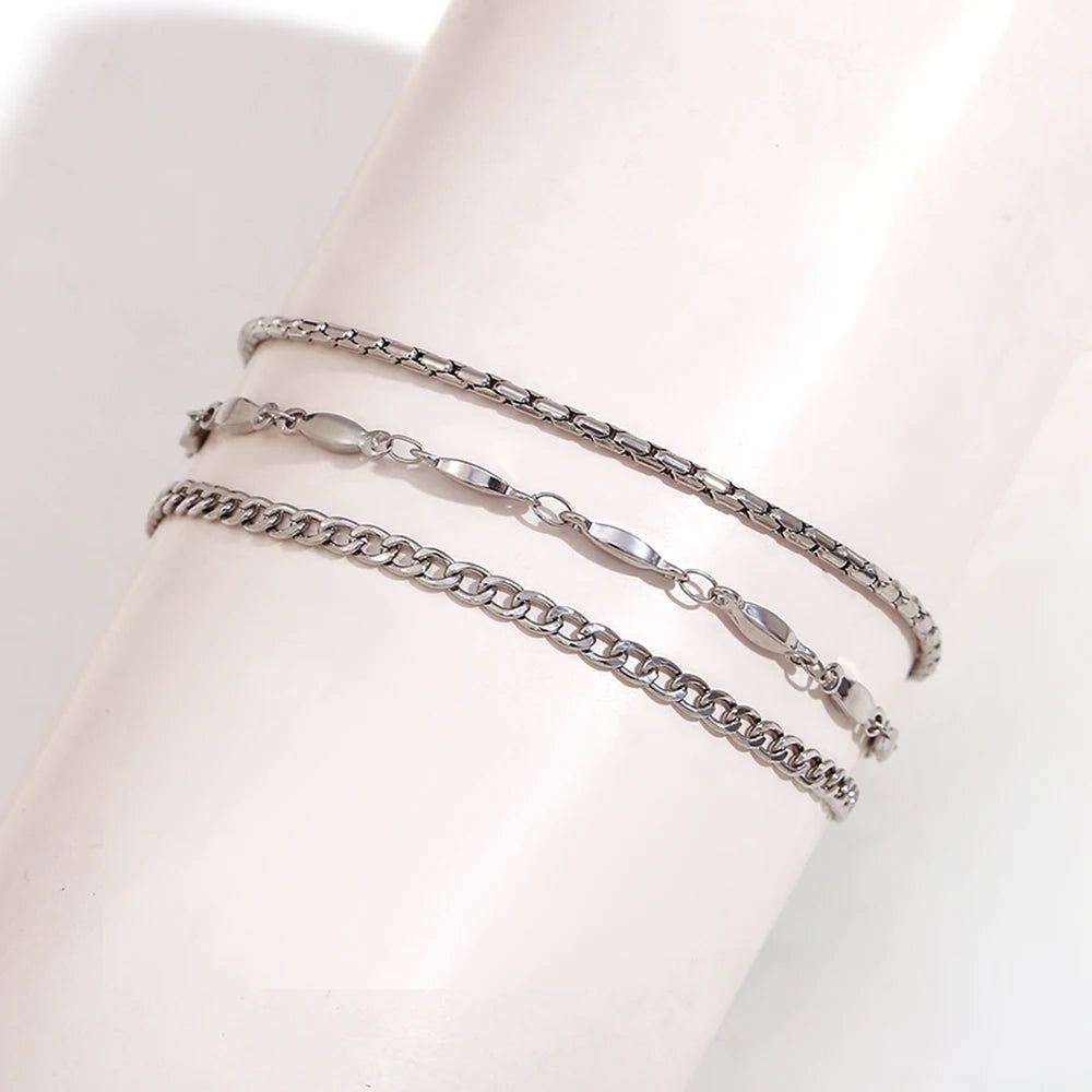 3-Layer Chain Anklet