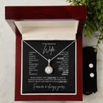 Eternal Hope Necklace & Earring Set | To My Wife