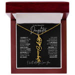 Flower Name Necklace | Daughter